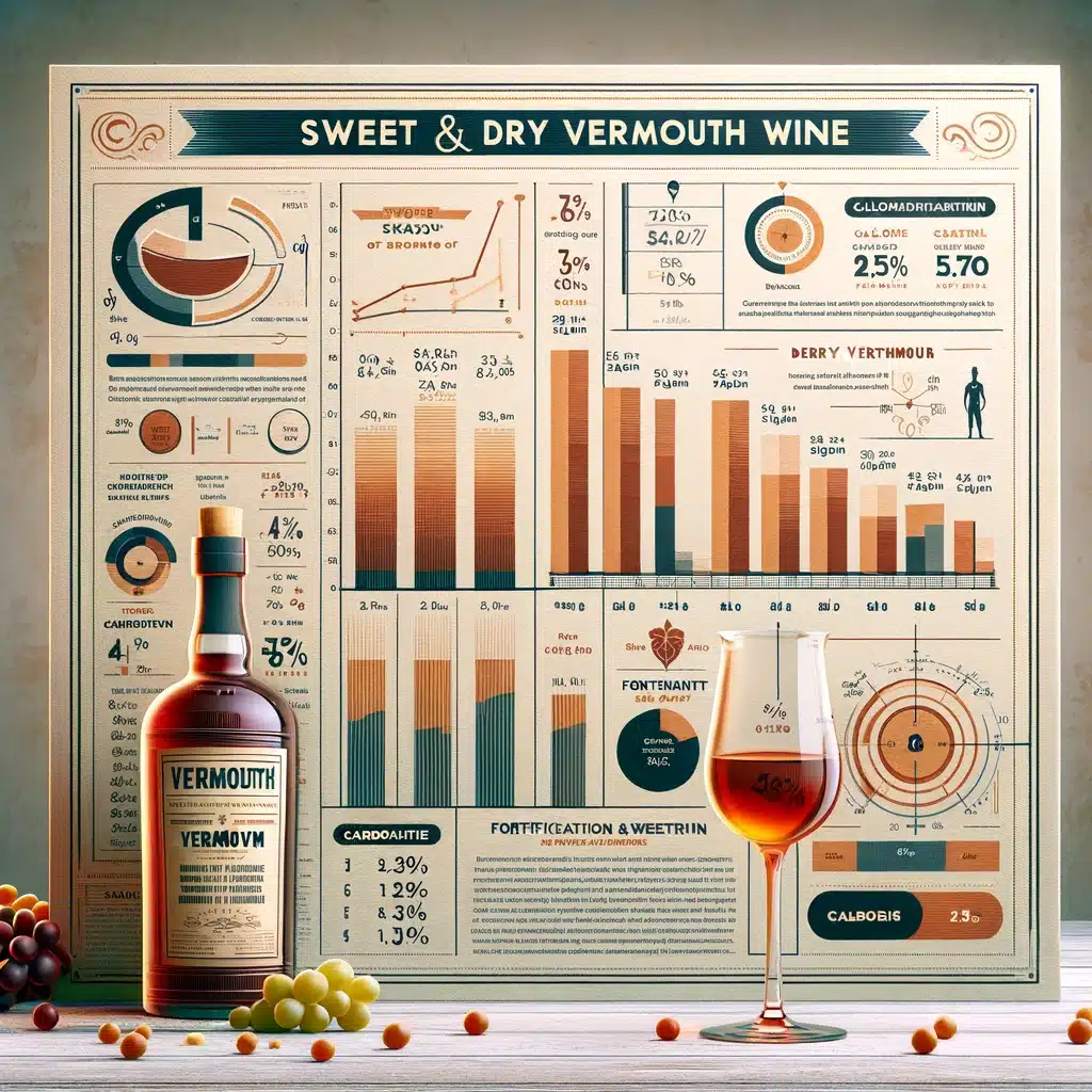 sweet dry vermouth wine